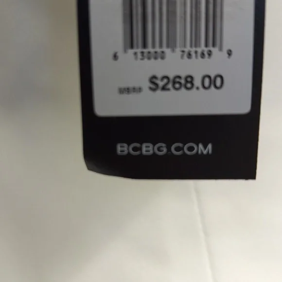 BCBGMaxAzria Off White Dress. NEW - Picture 5 of 6